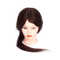 Hair salon practice heads hairdressing courses 100% long human hair mannequin head A6