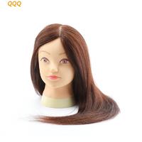 Hairdressing dolls head real hair mannequin head - QQQ