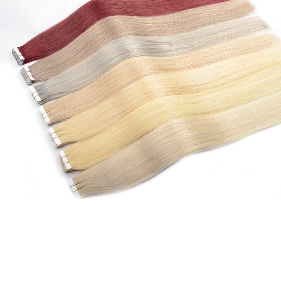 Hairdressing glue glue human hair Colorful human hair style hair extension